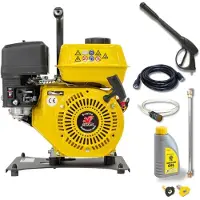 Merkloos Benzin Hochdruckreiniger Motorreiniger - 207 bar - 8,5 l/min - 5,2 PS - 196 cc Motor