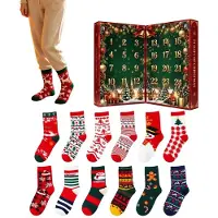 Generisch Socken Adventskalender 2026 Erwachsene 24 Tage Weihnachtskalender Box A