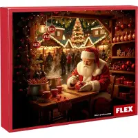 Flex Adventskalender 2026 Adventskalender für Werkzeug mit 24 kleinen Überraschungen für Handwerker und Profis Werkzeugset 535585