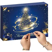 Generisch Weihnachts-Countdown-Kalender 24-Tage-Adventskalender Mit Schmuckkette