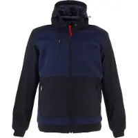Helstons Soft Air Mesh Motorrad Textiljacke, schwarz/blau, S