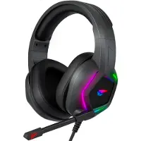 Strex Gaming Headset - Headset mit Mikrofon für Multi-Plattform | Headset mit Kabel und RGB-Beleuchtung | PS5 Headset mit praktischer Inline-Steuerung