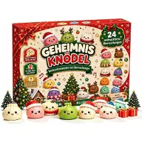 Generisch Squishy Adventskalender 2026 Dumpling Weihnachtskalender Knautschfigur Adventskalender 2026 V Red
