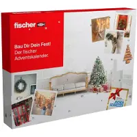 Fischer Adventskalender 2026 24 praktische Befestigungslösungen für kreative Heimwerker Bastler und DIY-Fans Mix aus Dübeln Schrauben Bits Bohrern und mehr