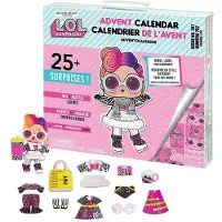 L.O.L. Surprise! Adventskalender Mit Sammlerpuppe COSTUME DESIGNER 25+ Überraschungen Outfits Schuhe und Accessoires Aufstell-Verpackung Zum Sammeln Für Kinder ab 4 Jahren