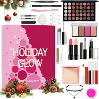 Generisch Countdown Kalender 24-Tage-Lippenbalsam Rouge Festliches Make-up Set