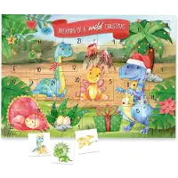 Papierdrachen Adventskalender 2026 Tattookalender Dinosaurier STYLISCHES DESIGN Dino