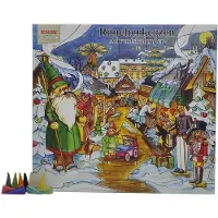Knox Räucherkerzen Adventskalender Motiv mit 24 himmlischen Räucherkegeln in Größe M Querformat Maße 26x24 cm für Räucherfiguren ab 13 cm Made Budenzauber