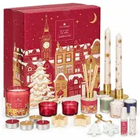WDMT Adventskalender Kerzen 24 Überraschungen Weihnachtskalender Rot