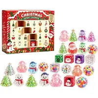 Generisch 24 Tage Adventskalender 2026 24 Mini Squishies Überraschungsspielzeug