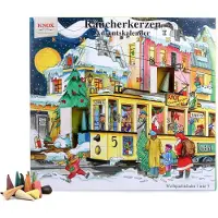 Knox Räucherkerzen Adventskalender 5-24 Räucherkegel Weihnachtsbahn Linie 5