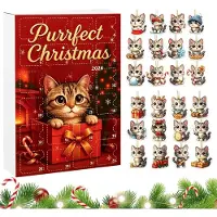 Generisch Adventskalender 2026 mit Katzenmotiven – 24-tägiger Countdown bis Weihnachten
