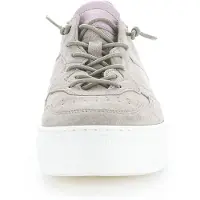 Gabor Damen Sneaker Stiefel aus Velourleder, wasserdicht & warm, flacher Absatz 1.5cm, Weite F