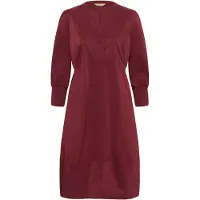 Culture Midikleid "Damen Freizeitkleid CUANTOINETT", Damen, Gr. S, N-Gr, braun (chocolate truffle), Obermaterial: 65% Baumwolle CO. 33% Polyester PES. 2% Elasthan EL., Kleider Midikleid