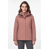 Schöffel 3-in-1-Funktionsjacke "3in1 Jacket Style Okere WMS" Set, 2 Stk. tlg. mit Kapuze mit herauszippbarer Fleecejacke, hochschließendem Kragen, atmungsaktiv