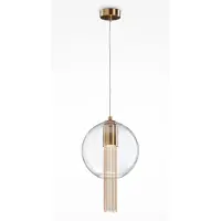 Maytoni Flusso Pendelleuchte, Hängeleuchte GU10 24cm Bronze