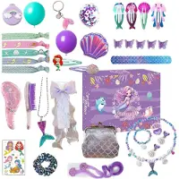 Generisch 24 Tage Weihnachts-Adventskalender Meerjungfrauen-Schmuck dekoratives