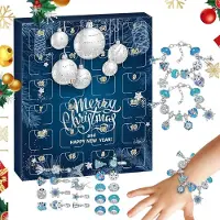 Generique Schmuck Adventskalender für Frauen 24 Tage Weihnachten mit Ohrringen