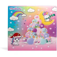 Martinelia Adventskalender Beauty Kinder 24 Tage 24 Verzauberte Überraschungen Make-up Zubehör Pflege für Mädchen Ideales Geschenk 1 Einheit