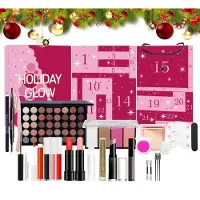 Generisch Weihnachtskalender 24-Tage Lidschatten Lippenstift Festliche Kosmetik