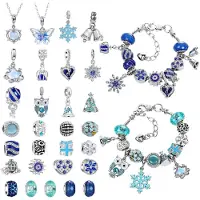 Generisch Weihnachtsadventskalender 2026 24 Tage Halskette Ohrring Armband Basteln A
