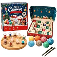 Generisch Kristall Adventskalender 24-Tage Countdown Mineralien Ausgrabung