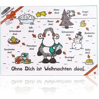 Accentra Bade und Pflege Adventskalender Ohne Dich ist Weihnachten doof mit 24 Körperpflege Bade und Accessoires-Produkten