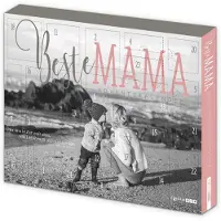 Itenga Adventskalender gefüllt mit 24 Überraschungen passend für Männer Frauen Papa Oma Opa Beste Mama Fotomotiv