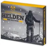 Itenga Adventskalender gefüllt mit 24 Überraschungen passend für Männer Frauen Mama Papa Oma Opa Helden des Alltags