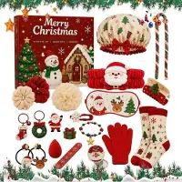 Generisch Countdown bis Weihnachten Kalender Armbänder Haarschmuck Strümpfe