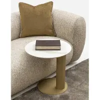 AEA Couchtisch Wohnzimmertisch Beistelltisch Kaffeetisch Weiß Moderne Luxus