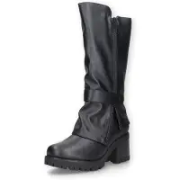 Dockers by Gerli Damenschuhe Stiefel Gefüttert Stiefel Schwarz Freizeit