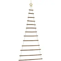 Syfax Hängender Weihnachtsbaum mit Sternspitze 86x180 cm Naturzweig
