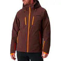 Spyder - Wasserdichte und warme Skijacke mit Primaloft - Alyeska Jacket Mocha für Herren - Größe L - Braun