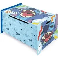 Disney Lilo & Stitch Holzspielzeugkiste Blau Blau One Size