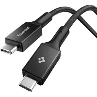 Spigen EB10015CC, 1,5 m, USB C, USB C, USB 3.2 Gen 1 (3.1 Gen 1), 5 Gbit/s, Schwarz