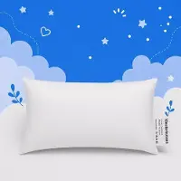 Unyqoos Kinderkissen 40 x 60 cm – Bezug 100% Baumwolle, Faserbällchen-Füllung, atmungsaktiv, hypoallergen, waschbar bis 60°C