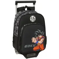 Safta Dragon Ball gefülltes Federmäppchen-Set mit 37 Teilen und 3 Fächern (Trolley-Serie 33 cm)
