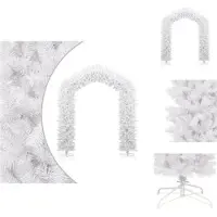 vidaXL Weihnachtsgirlande Weiß 270 cm - Weihnachtsbäume