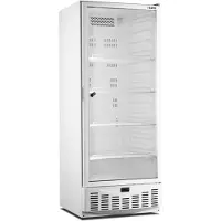 Saro Gastro Kühlschrank mit 1 Glastür - 4550 Liter, Umluft, weiß