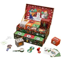 Paladone Minecraft Erinnerungsbox Adventskalender 24 Tage mit Minecraft Geschenken und Schrein-Überraschungen Countdown bis Weihnachten Offiziell Lizenziertes