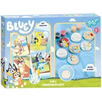 Creative Craft Lab Creative Craft Group Bluey Bastelset 2-in-1 kreatives Spielzeug