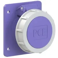 Pce 3622f87v CEE-Anbausteckdose gerade 75x85mm 16A 2p 24VAC 50/60Hz IP66/IP67 TWIST
