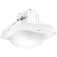 Steinel 079406 Präsenzmelder IR Quattro HD-2 24m COM1 Passiv Infrarot, Deckeneinbau, IP20, 360° Reichweite max: 24 x 24 m (576 m2) IR Quattro HD-2