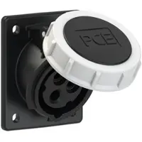 Pce 4132-7f78 CEE-Anbausteckdose schräg (70x85mm) 16A 3p 7h IP67 41327f78