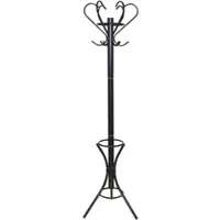 HOFMANN LIVING AND MORE Kleiderständer, schwarz, H:178cm T:47cm Ø:47cm, Metall, , Garderobenständer, Kleiderständer, Garderobenständer