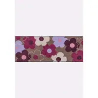 HEINE Fußmatte "Fußmatte Fußmatte 1", braun (taupe, beere, gemustert), B:50cm Ø:0cm, Teppiche, Fußmatte