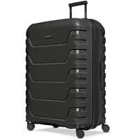 Merkloos Hartschalenkoffer Trolley Reisekoffer - 76 cm - Erweiterbar - Polypropylen - TSA-Schloss - Schwarz