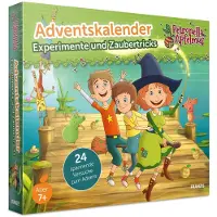 Franzis 67202 Adventskalender Petronella Apfelmus Experimente und Zaubertricks 24 spannende Versuche zum Advent für Kinder ab 7 Jahren