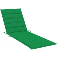 Madison Sonnenliegen Auflage Liegenauflage Polster für Gartenliege und Liegestuhl weich gepolstert Sitzpolster Terrasse Garten 200 x 50 cm Grün 200 x 60 x 3 cm
